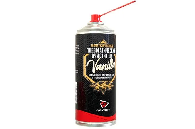 Пневмораспылитель Qcyber PAC-1 Vanilla для очистки ПК 520 мл, аромат ванили (QC-06-006DV01) (1/15)